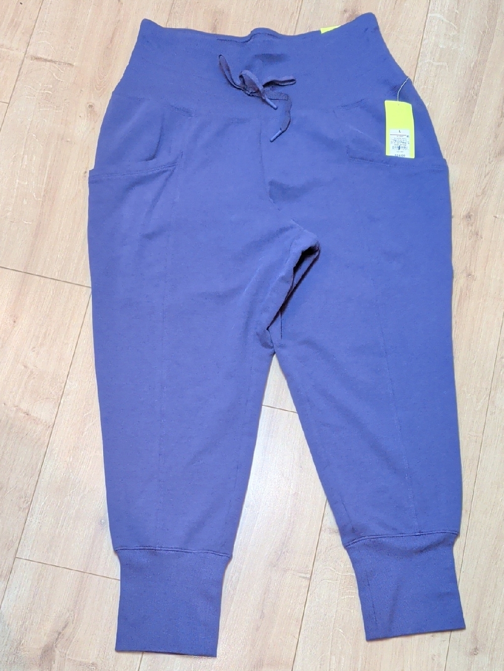All In Motion Purple Drawstring Jogger Pants